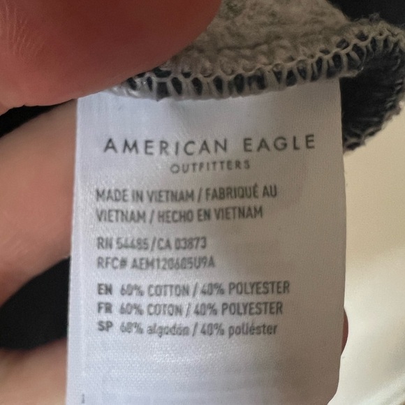 American Eagle Colorblock Quarter Zip Sweatshirt - Women’s Small - Picture 7 of 8